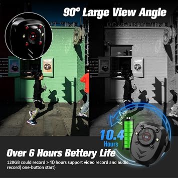 KSADBOSSBO Bundle Body Cameras with 128G(New) & 64G(Old Version)