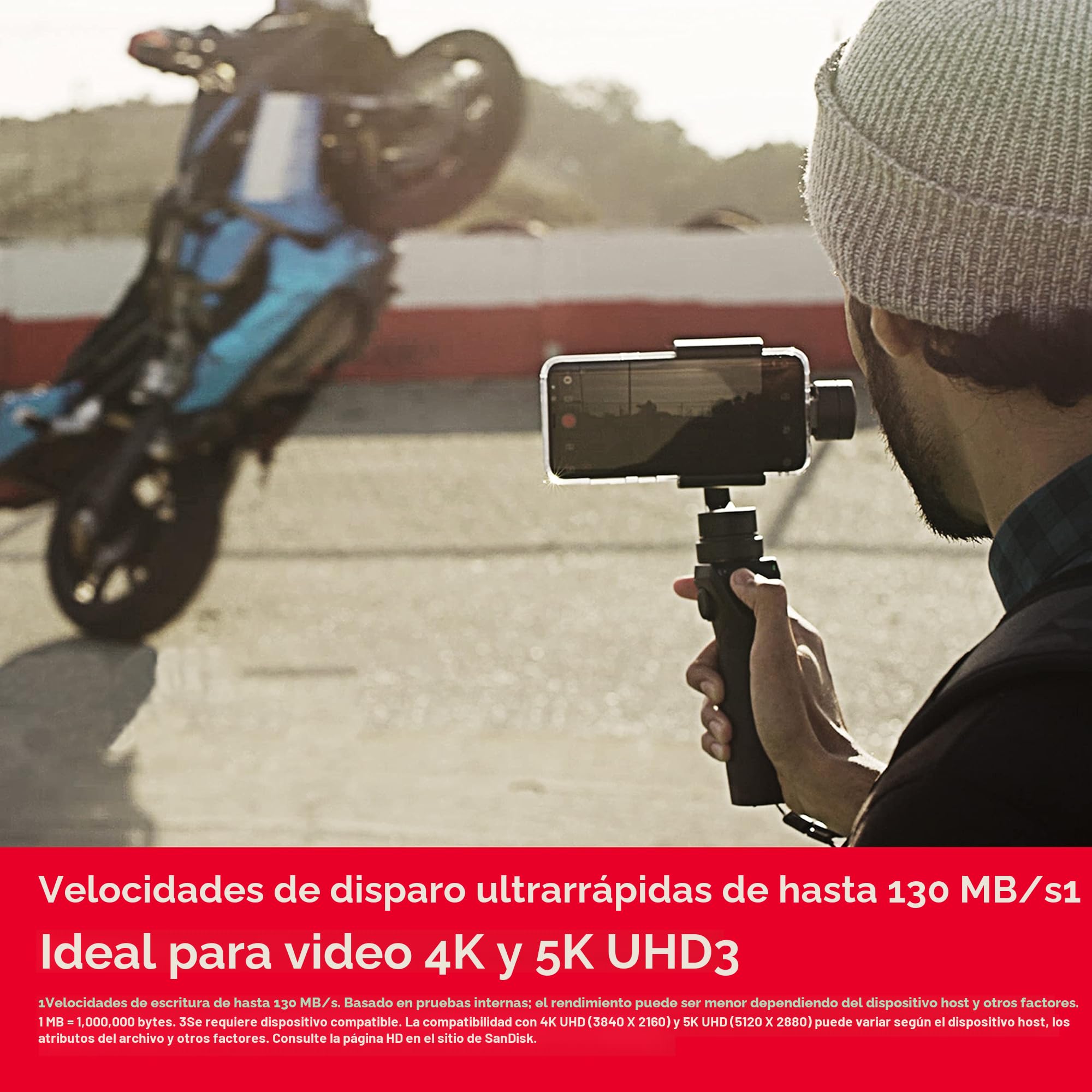 SanDisk Extreme Tarjeta Micro SDXC 256GB + adaptador SD, (Para teléfonos inteligentes, cámaras de acción, drones) V30, hasta 190 MB/s, RescuePRO Deluxe, A2 C10 U3 UHS-I