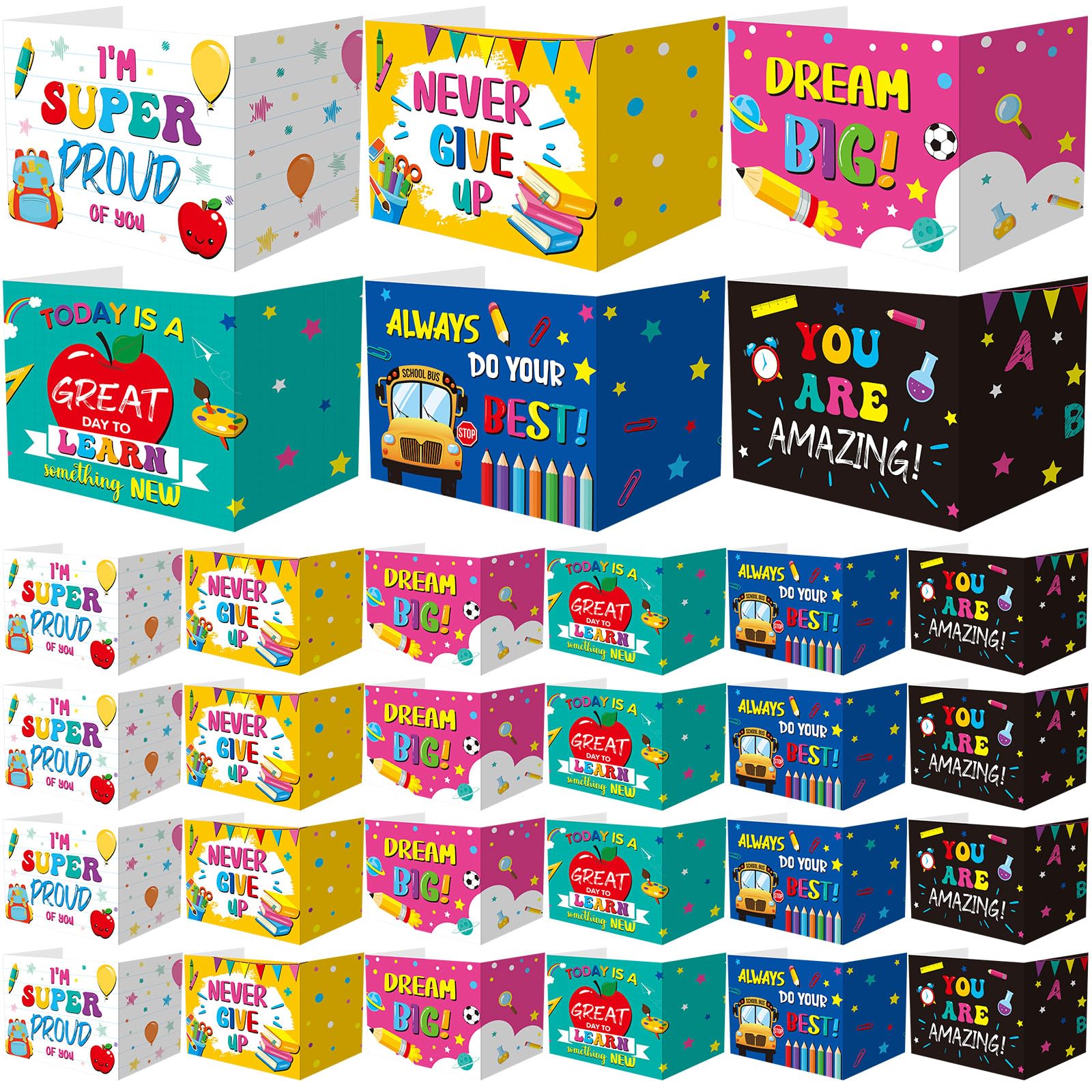 Harloon 24 Pcs Privacy Boards for Student Desk Dividers for Students Cardboard Privacy Folders Classroom Study Carrel Dividers Bulk Folder for Test