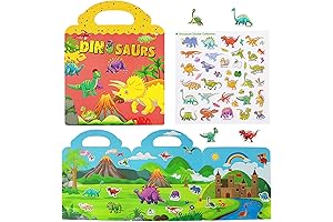 Reusable Sticker Books for Kids Under 5