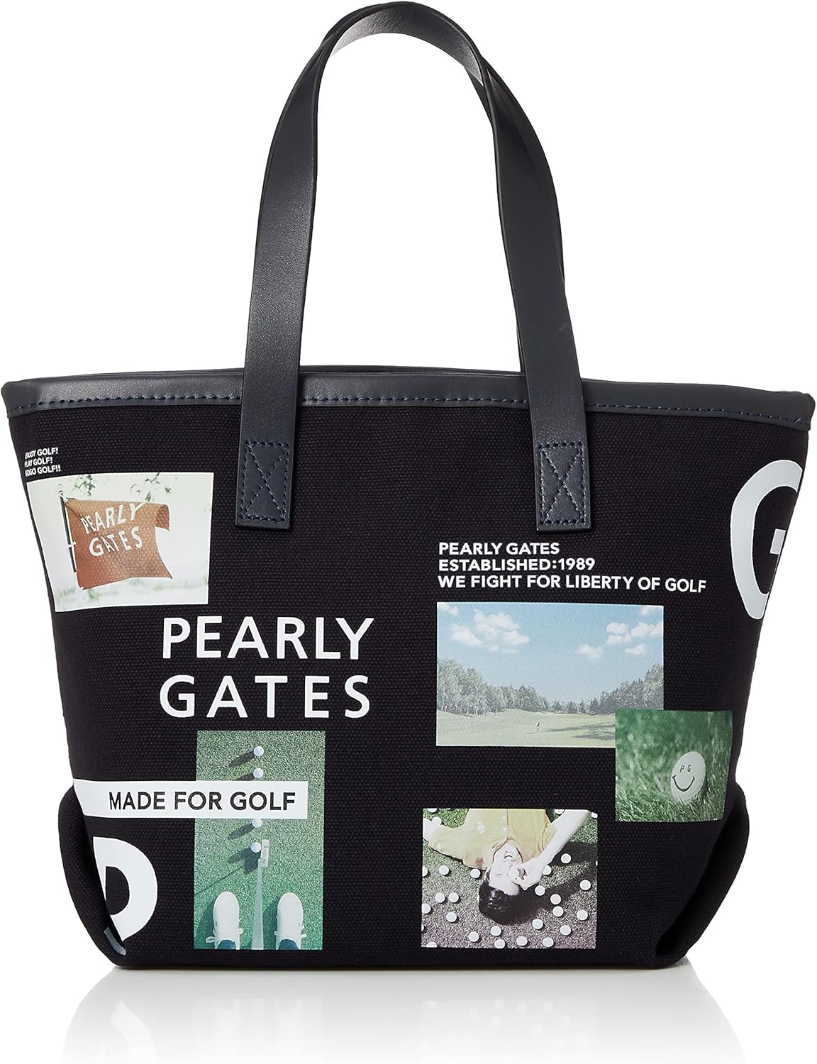 PEARLY GATES ロゴプリントカートバッグ PEARLY GATES パーリーゲイツ ロゴテープグルカートバッグ