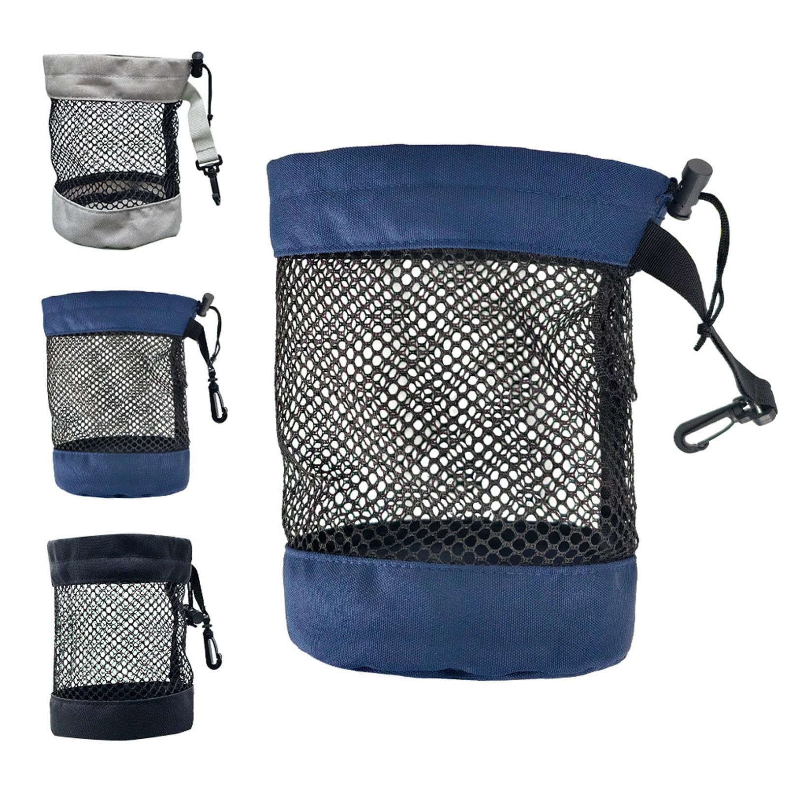 Sac de transport de balle de golf en maille nylon grande capacité portable