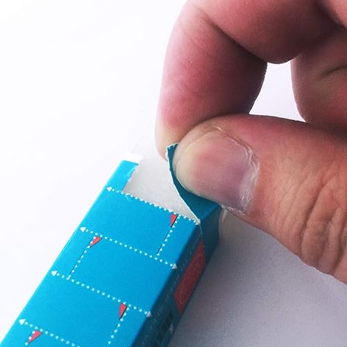 Miniatura 6 de LION Borradores de plástico blanco translúcido, 24 EABox, 1 caja (P-100)