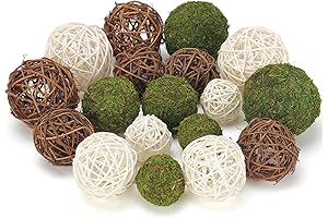 Rustic Decorative Balls for Centerpiece Bowls