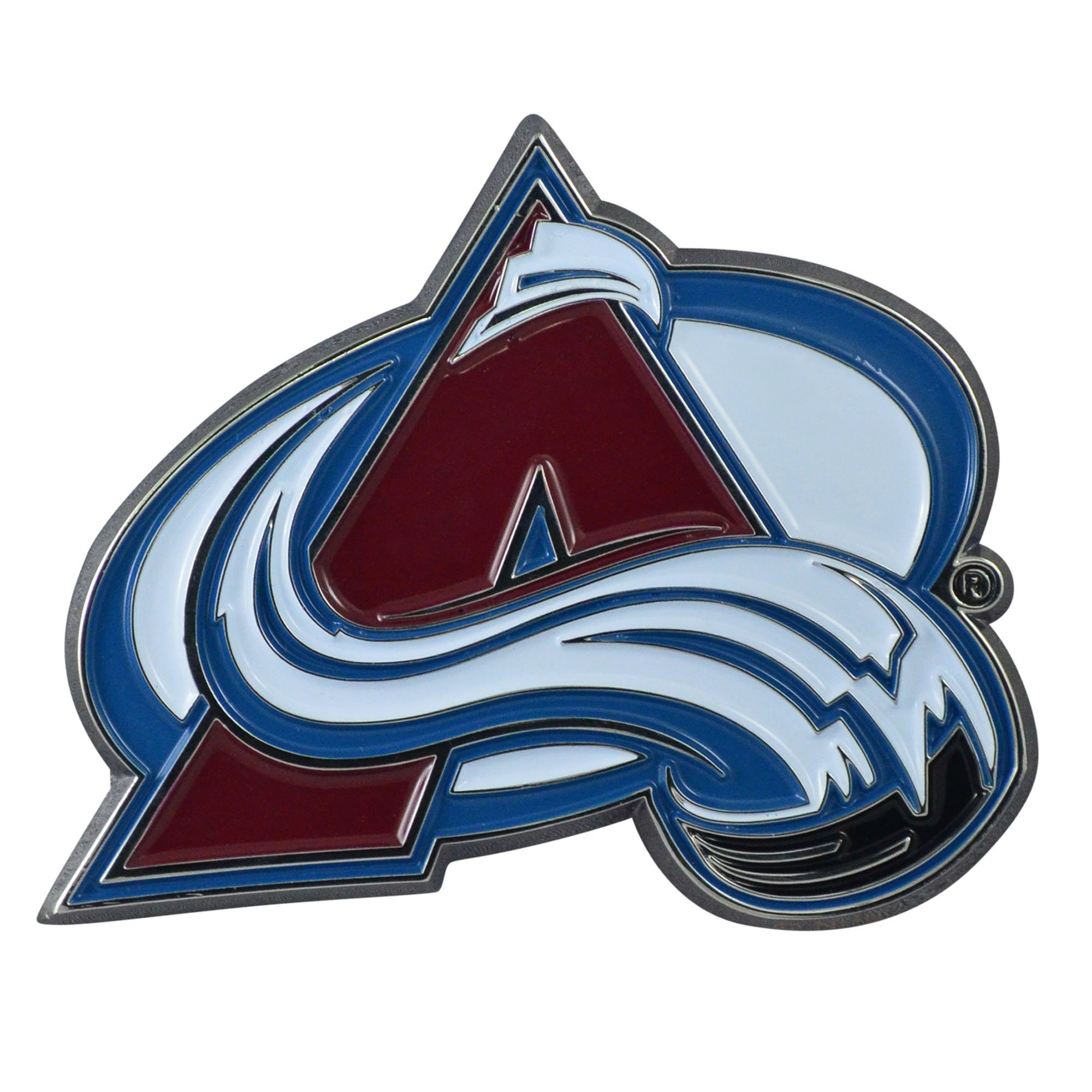 FANMATS 22209 Colorado Avalanche 3D Color Metal Emblem, Diecut Team Logo Auto Emblem