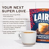 Vista 7 de Laird Superfood Creamer - Crema en polvo sabor a cacao, 8 onzas