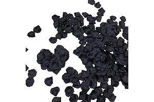 Artificial Black Rose Petals for Gothic Wedding Decor