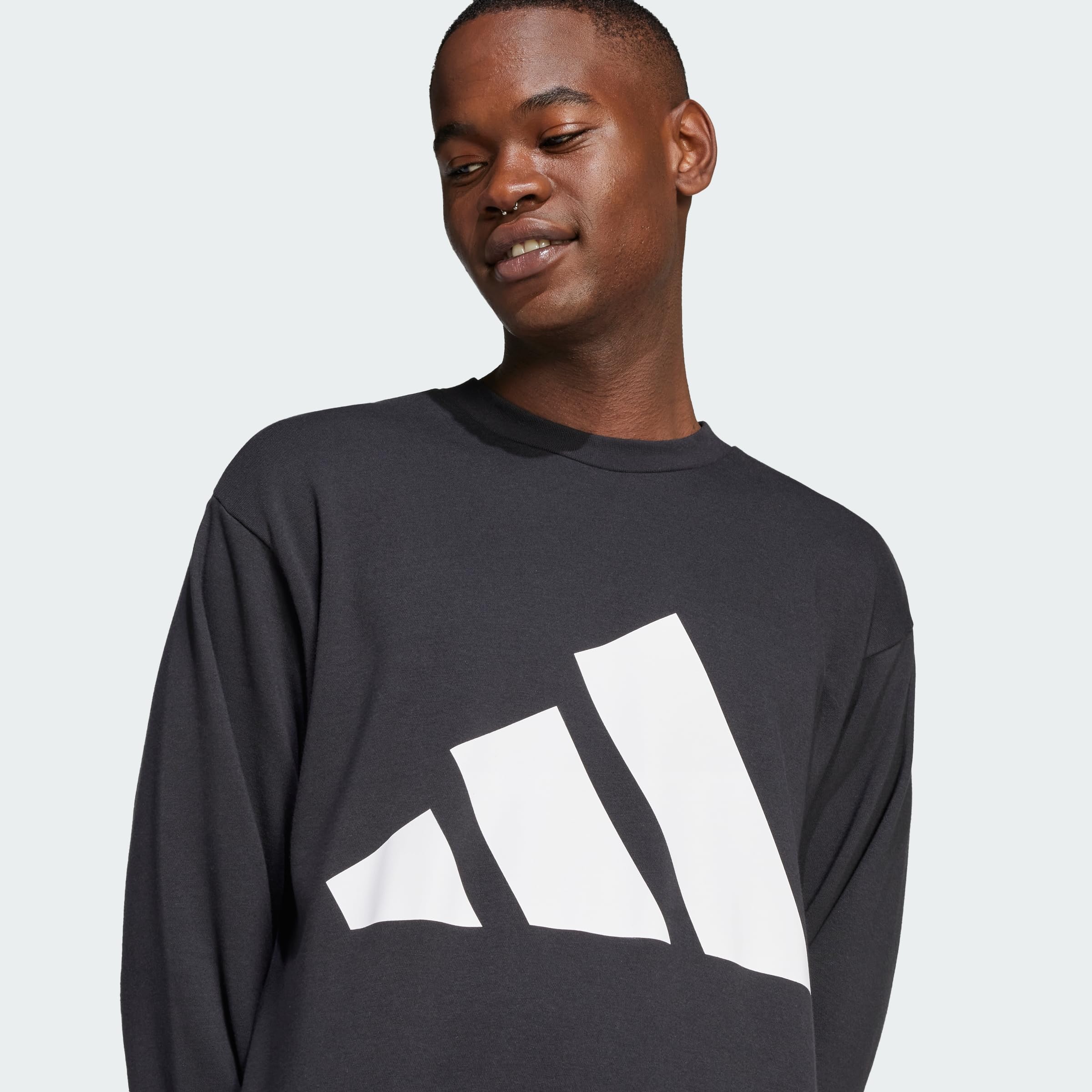 adidas Men's Sudadera Essentials Big Logo French Terry