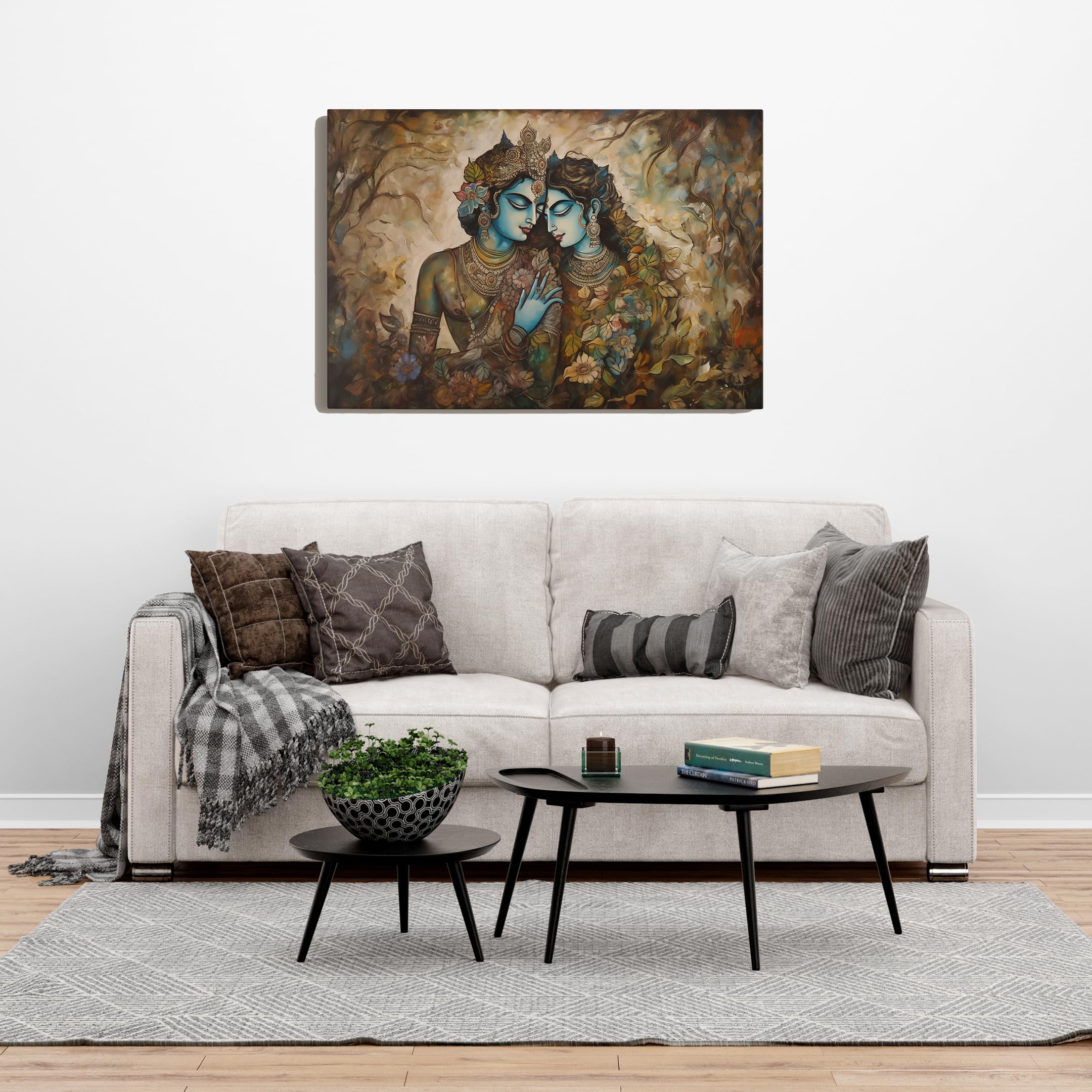 SCPmarts Radha Krishna Canvas Painting Radha Krishna Wall Decoration Abstract Painting Radha Krishna Wall art Radha Krishna Painting Home Deocr Painting Framed (Radha Krishna 8, 24 x 36 Inch) (B0CB8MBLJ2) Amazon Price History, Amazon Price Tracker