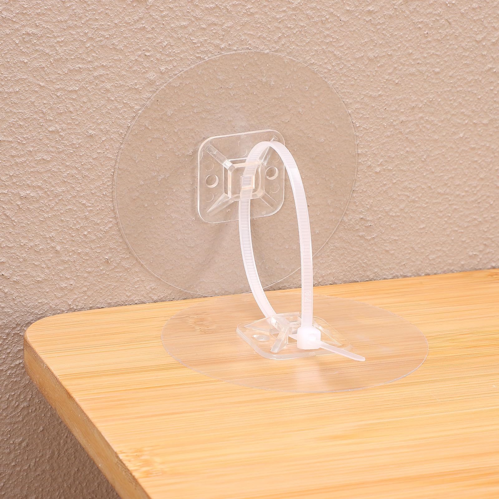 VICASKY Anti Tip Furniture Anchors Clear 10PCS Ease of installation Furniture Anchors Wall Anchors No Drill Adhesive Safety Straps for Cabinet Dresser, Transparent Plastic, Easy Installation, Anti-Tip