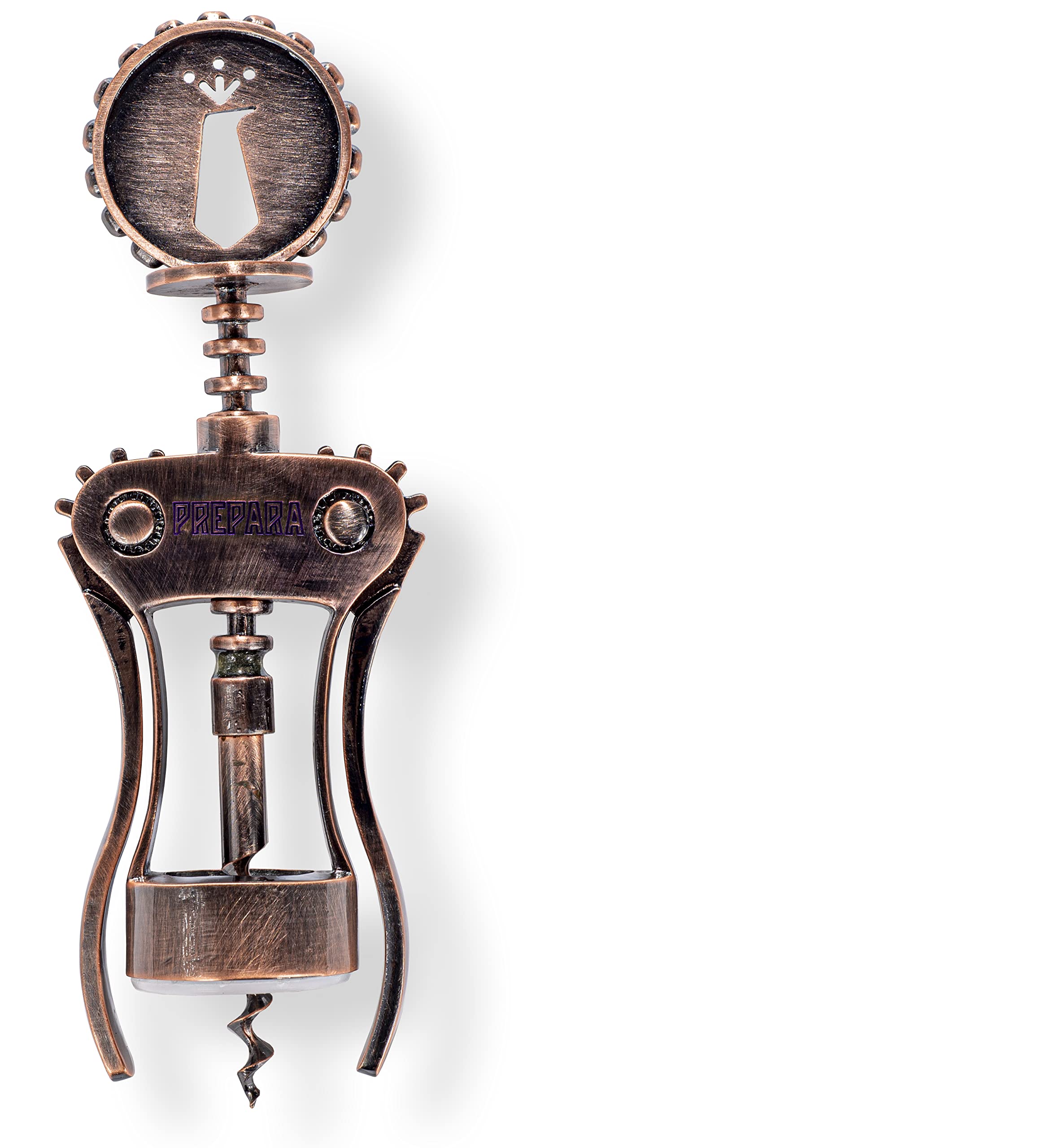 PreparaBarware Lever Cork Screw, 8 x 2.5 x 1.6in, silver