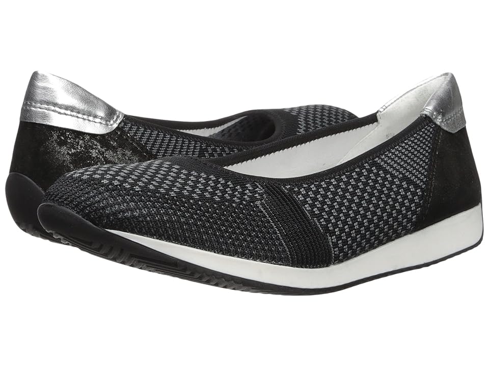

ara Lauren (Black Woven) Women's Shoes