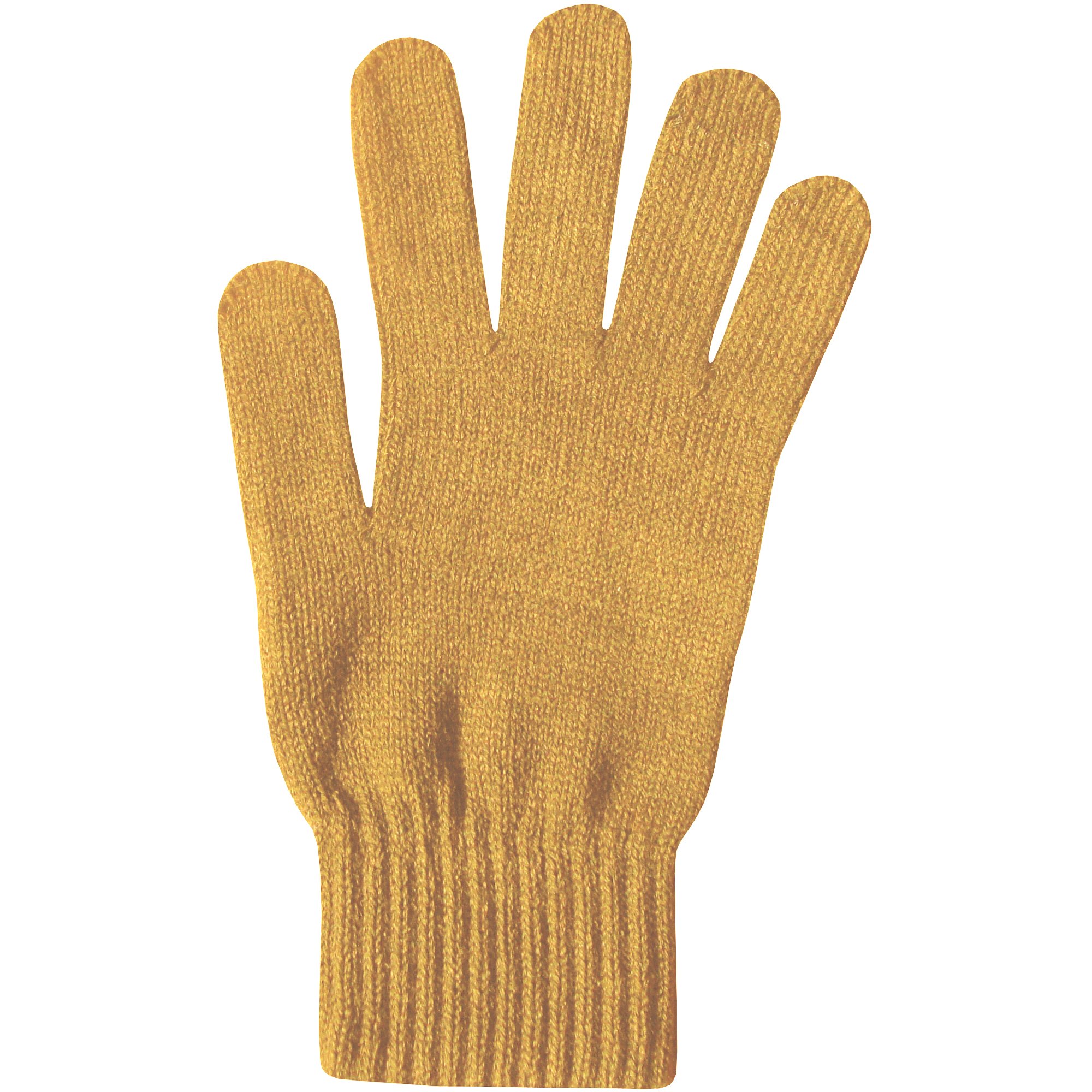 TeddyT's Men's Plain Thermal Knit Warm Winter Gloves with Spandex (Beige)
