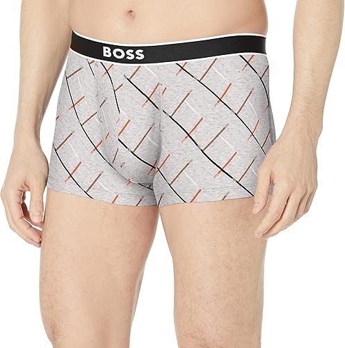 BOSS Men's Bold Logo Patterned Trunk