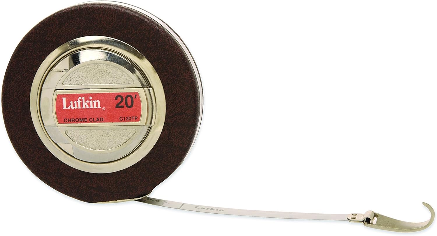 Crescent Lufkin 3/8" x 20' Artisan Diameter and Tree Nubian Tape Measure - 120TPN , Black