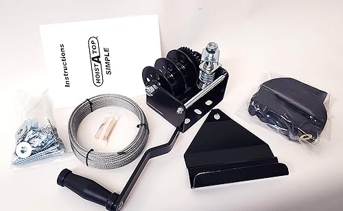 Miniatura 2 de Lange Originals Hoist-A-Top Simple JL  Levante y Guarde Su Techo Duro  Compatible con Jeep Wrangler 2 y 4 Puertas 2018-Actual  Operación para Una