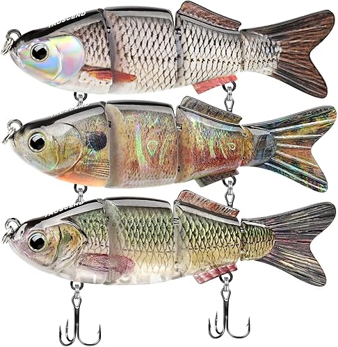 Miniatura 120 de TRUSCEND - Señuelos de pesca para agua dulce y salada, señuelo realista para trucha lubina, de hundimiento lento, regalos de pesca increíbles