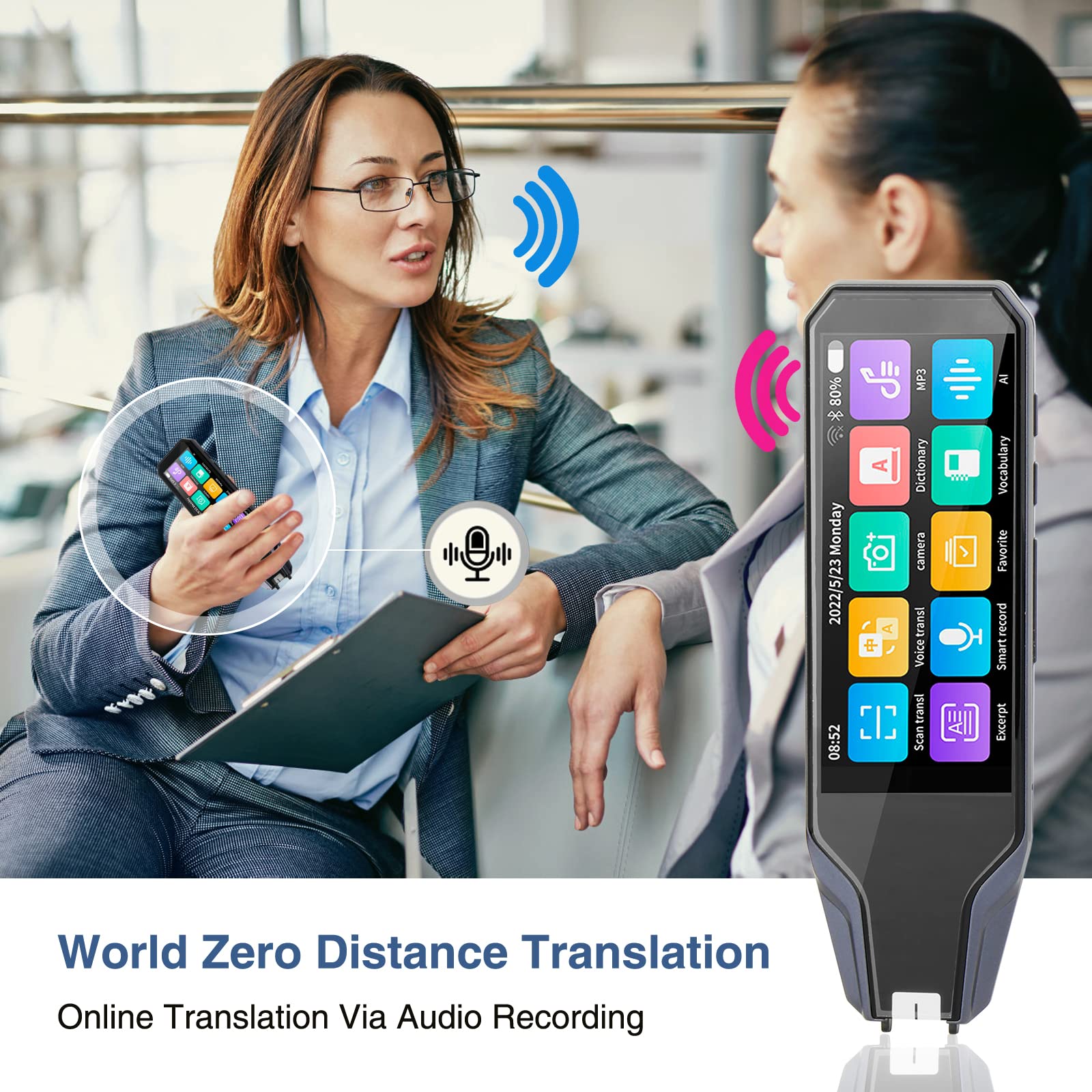 Stylo De Traduction Numérisation, Appareil De Traduction En 134 Langues, Stylo De Lecture Pour La Dyslexie, Prise En Charge Parole Et De La Numérisation Vers Le Texte, Stylo De Lecture OCR Numérique