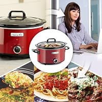 Crock-Pot Lassú Főzőedény 3,5L Piros Amerikai Eredeti 6