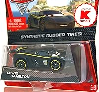 Vista 2 de Disney/Pixar Cars 2 Película Exclusiva Lewis Hamilton Con Neumáticos De Caucho Sintético Escala 1:55