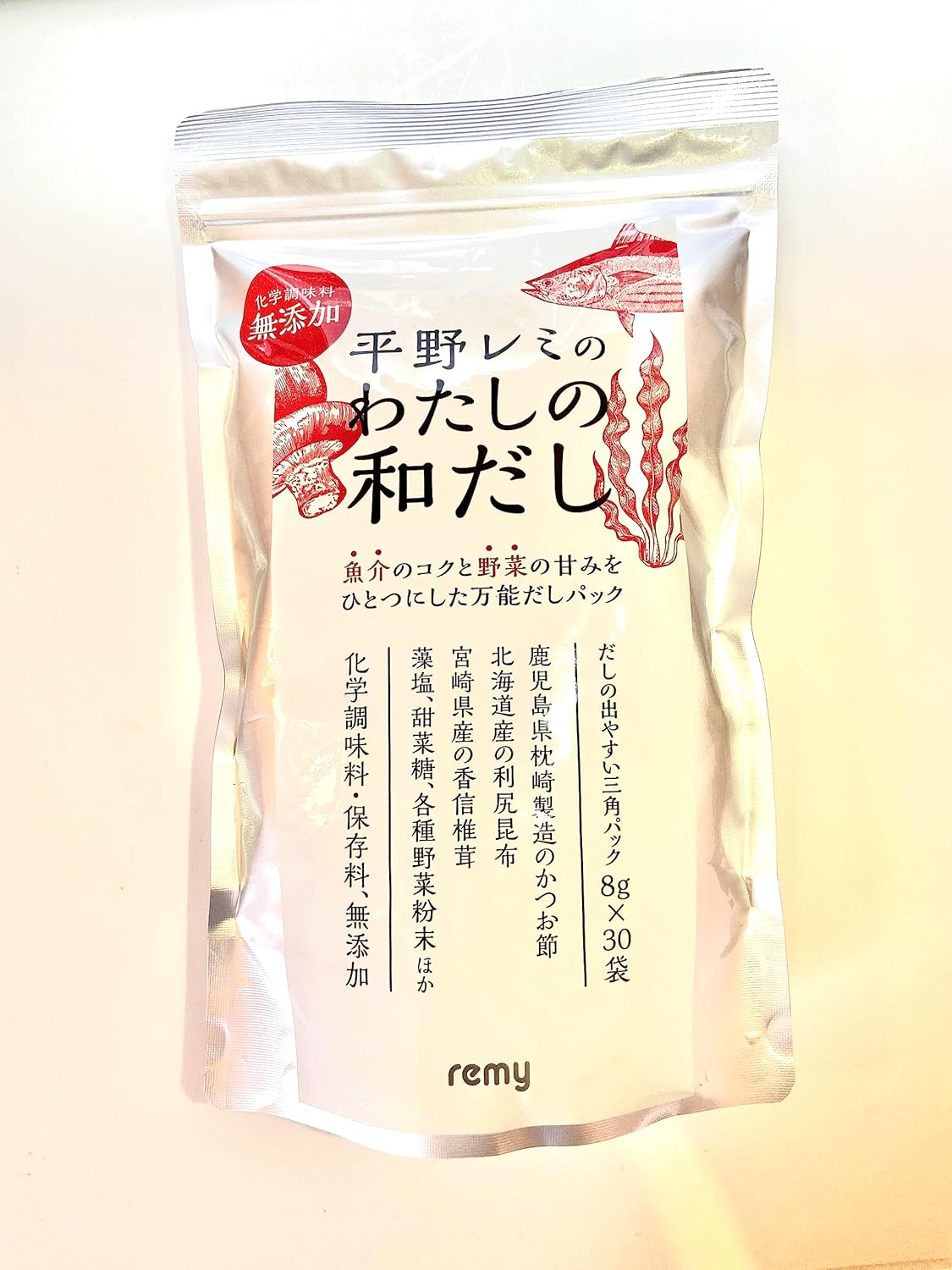 Amazon.co.jp 平野レミのわたしの和だし 8g×30袋 1パッケージ 化学調味料・保存料無添加 食品・飲料・お酒 Amazon.co.jp 平野レミのわたしの和だし 8g×30袋 1パッケージ 化学調味料・保存料無添加 食品・飲料・お酒