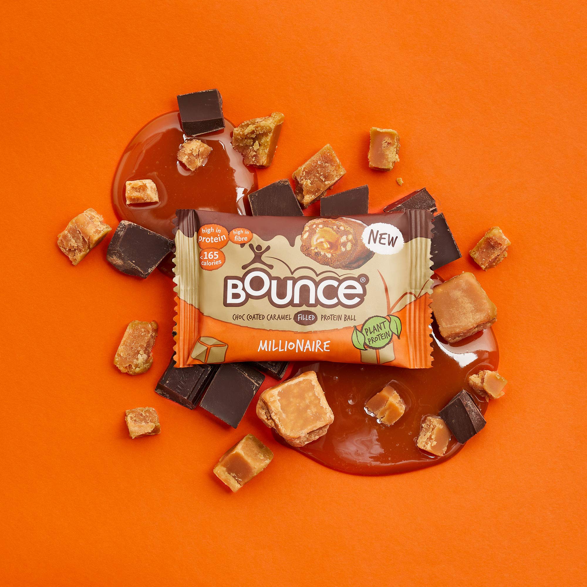 Bounce Boules protéinées aux saveurs mixtes, centre beurre de noix - 6 x 35-40 g