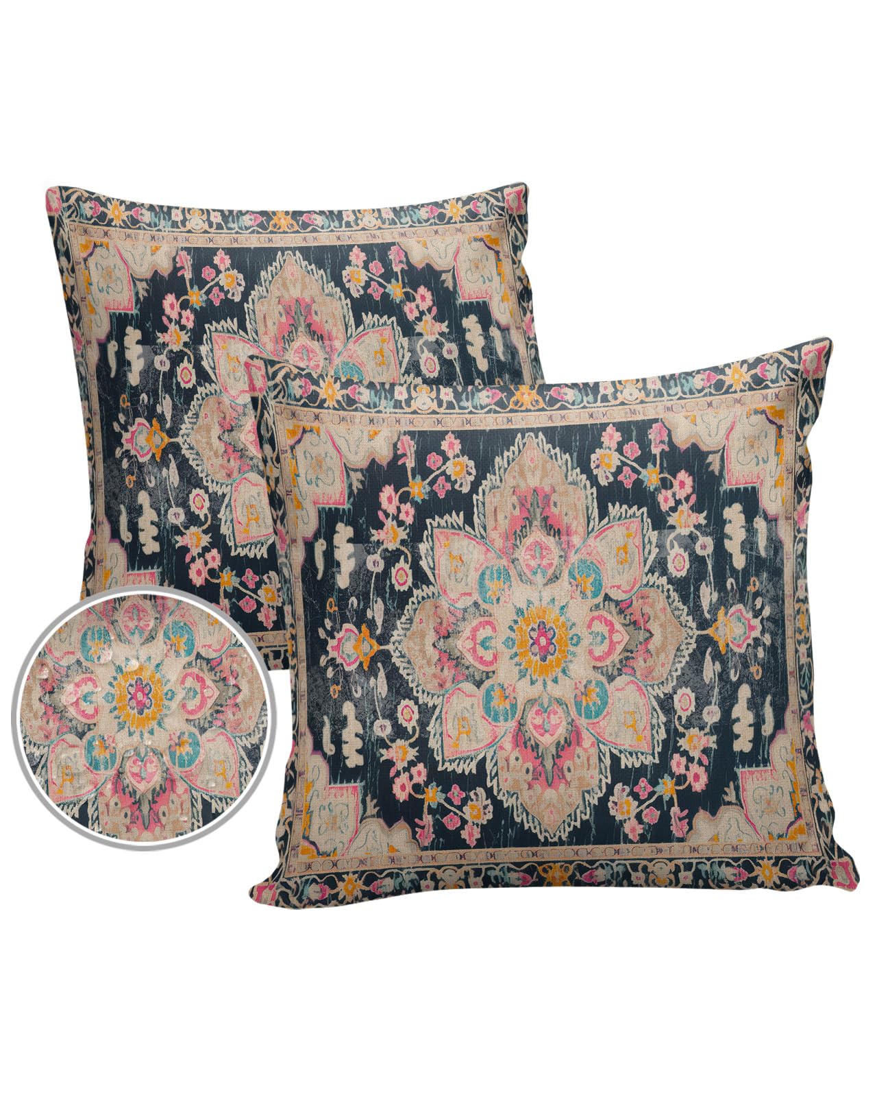 Outdoor Waterproof Throw Pillow Covers 18