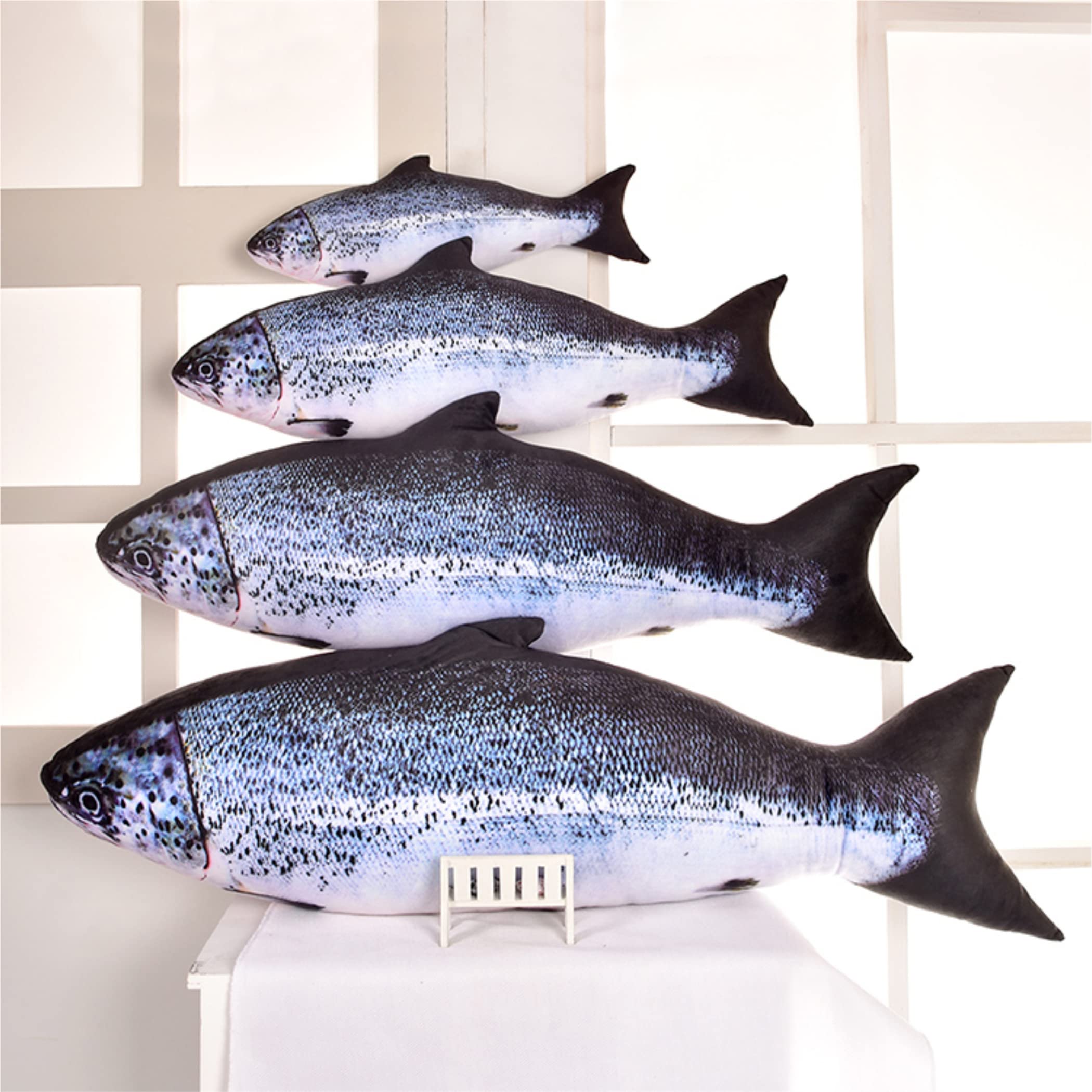 LYXIHAP Simulation Fish Plush Decorate Soft Fish Decorate Pillow Cushion Stuffed Decorate Oversized Pillow Creative Gift Home Decor - Image 7