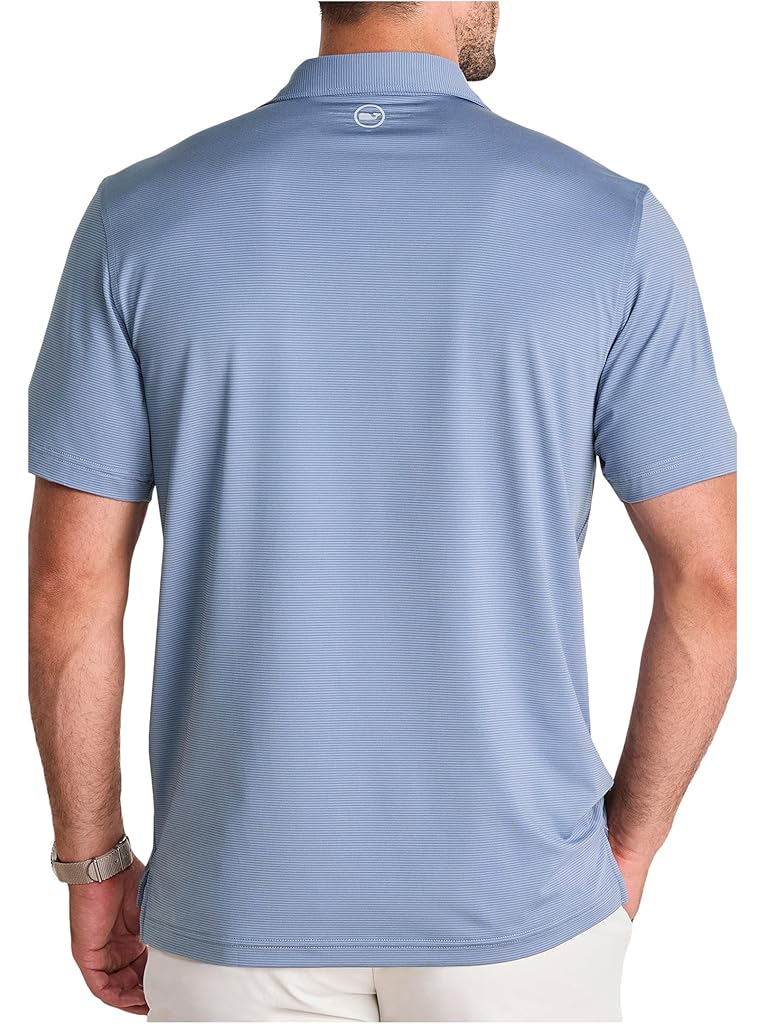 Blue Vineyard Vines St. Jean Stripe Sankaty Polo