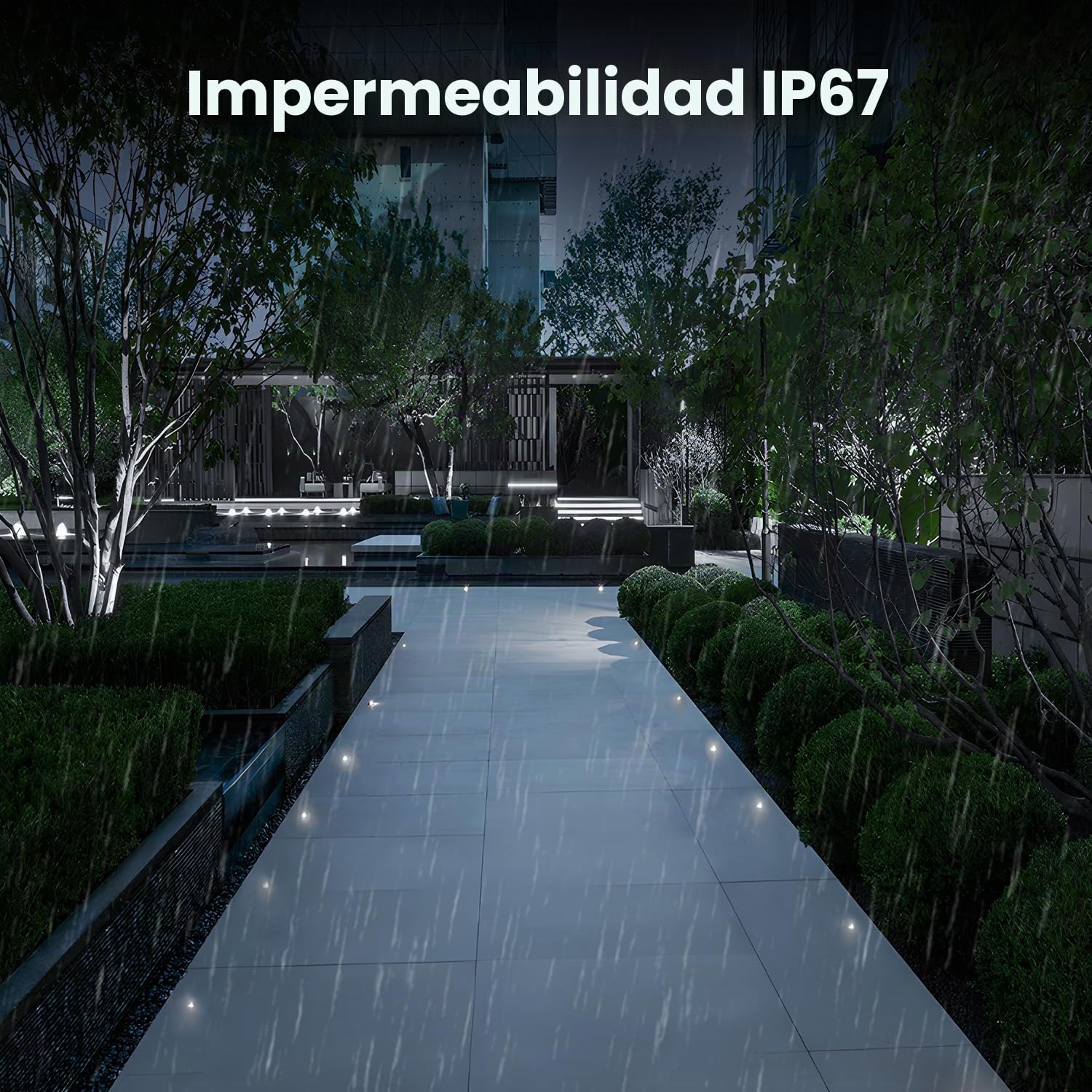 Arotelicht 10 focos LED empotrables para el suelo, Foco Suelo Led, IP67,blanco frío 4000K,resistente al agua,0,6W, diámetro de 32 mm, interior y exterior, terraza, cocina, jardín