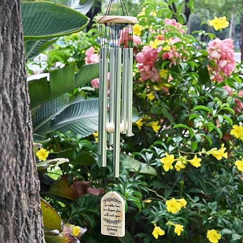 Miniatura 5 de Campanas de viento de condolencias  Campanas de viento conmemorativas por la pérdida de un ser querido  Regalos de duelo en memoria de mamá papá