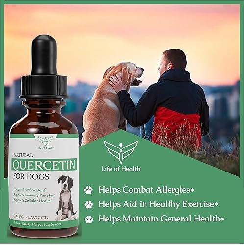 Miniatura 3 de Quercetina para perros – Quercetina para alergias de perros – Soporte de alergia a perros – Alergia a perros – Quercetina – Quercetina – Alergias a