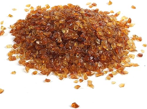 Grava de vidrio reflectante de alto brillo, gemas de fuego, gotas de fuego, piedras de cristal de fuego, piedras para chimenea, pecera, acuario,