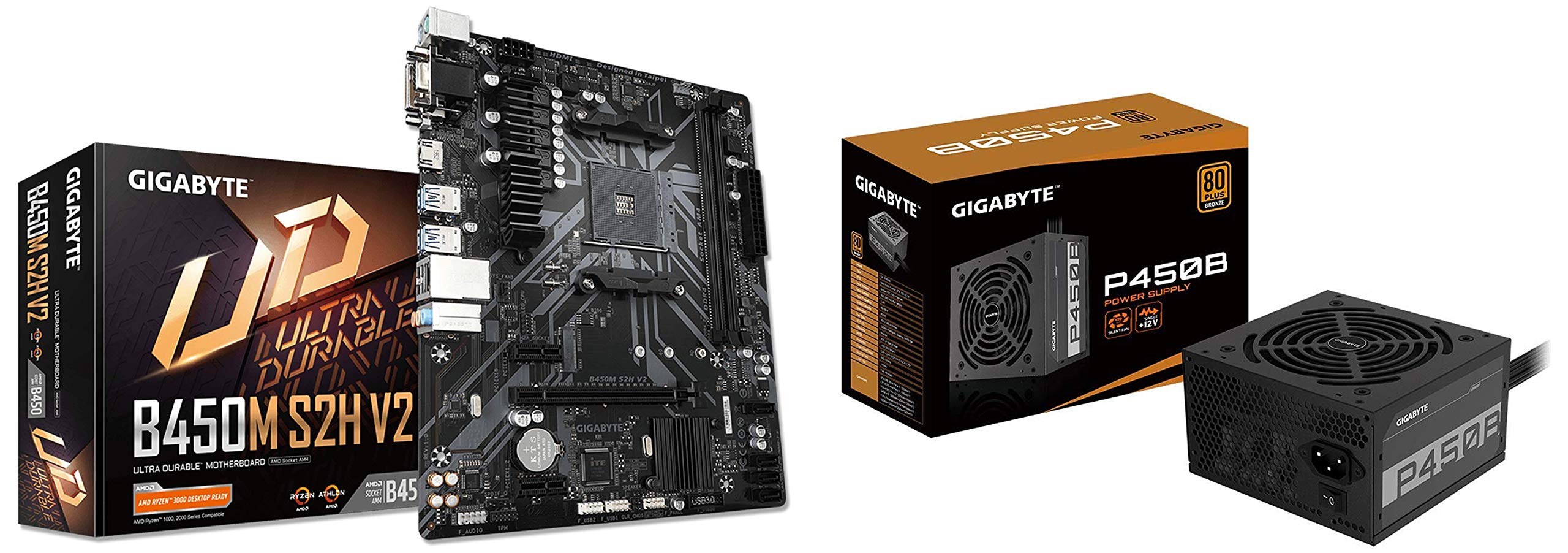 AMD Ryzen 7 2700X／GIGABYTE B450MS2H セット