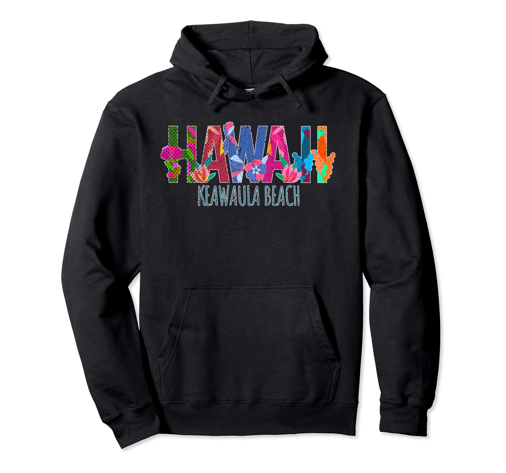 Tropical Hawaii SouvenirTropical Keawaula Beach Hawaii Pullover Hoodie
