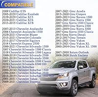 Vista 2 de 24 tuercas hexagonales M14x1.5 de 3/4 pulgadas de 0.748 in de longitud, tuerca de rueda cromada estilo fábrica para Silverado Avalanche Suburban