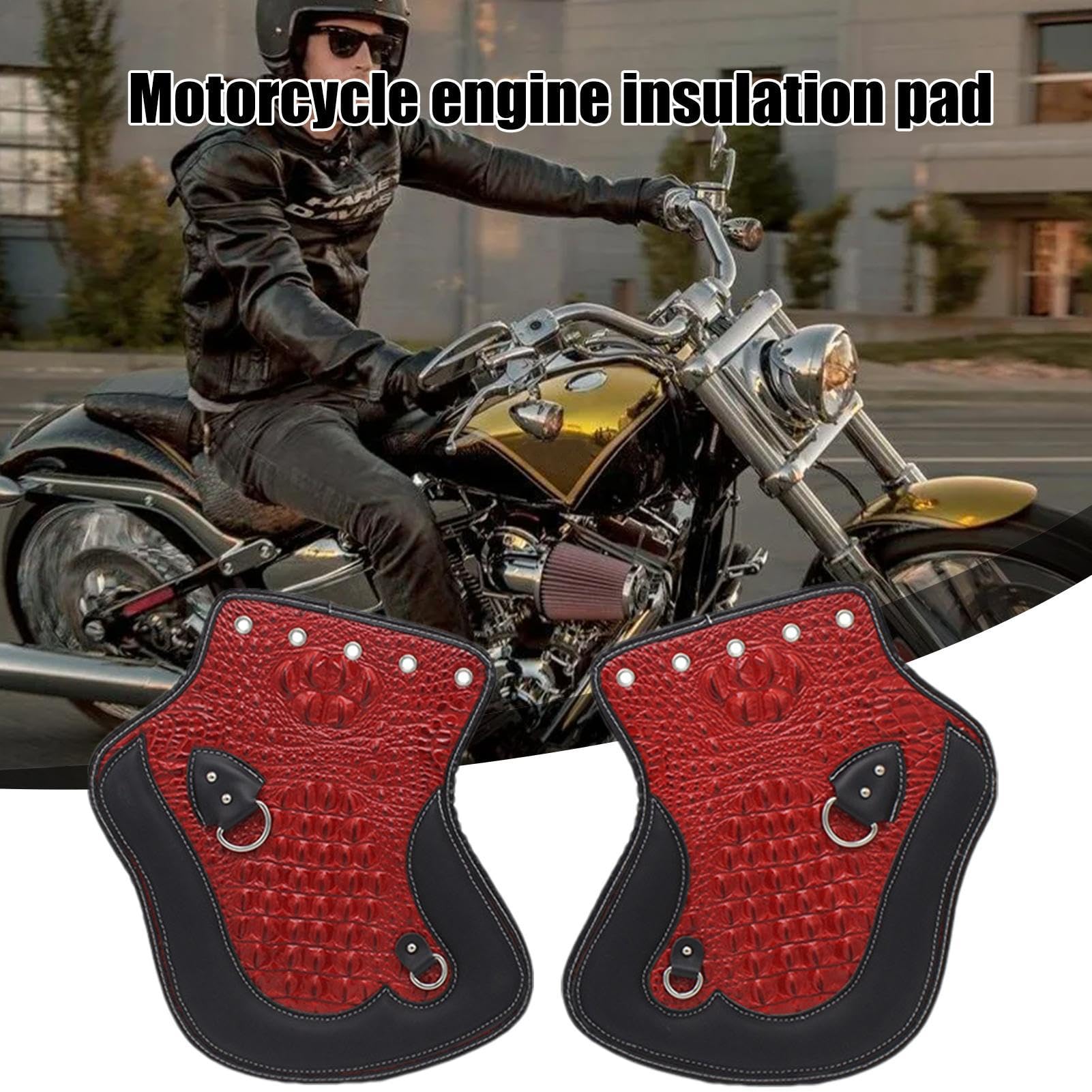 Protector de silenciador para motocicleta, protector de calor para tubo de | escape de motocicleta, ligero, portátil, protección contra quemaduras para mayor seguridad en la conducción