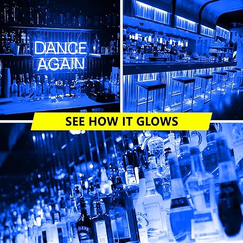 Miniatura 3 de Paquete de 2 bombillas LED azules A19, 120 V, E26, luces LED azules de Navidad, 9 W, reemplazan hasta 100 W, bombillas de colores regulables para el