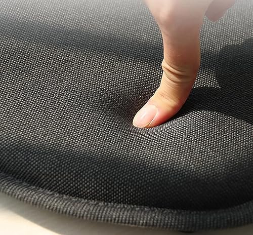 Miniatura 4 de Cojín de asiento redondo con lazos, funda de cojín transpirable de 13 pulgadas, cojín de tatami, cojín para silla de cocina, hogar, oficina con