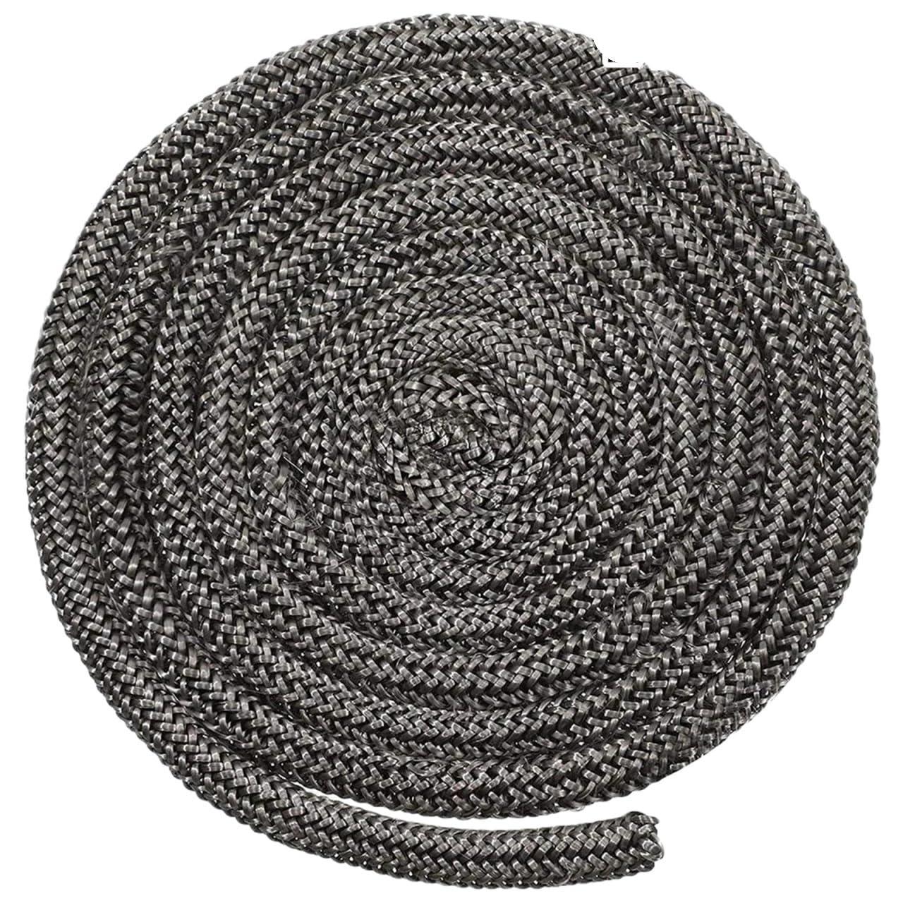 Guarnizione Porta Guarnizione in corda in fibra di vetro da 2 m 18/20 mm | Cavo della guarnizione del camino della stufa delle parti della porta del bruciatore di registro(20mm)