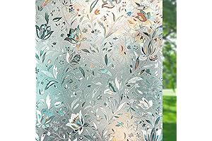 Removable Window Privacy Film for Frosted Window Glass