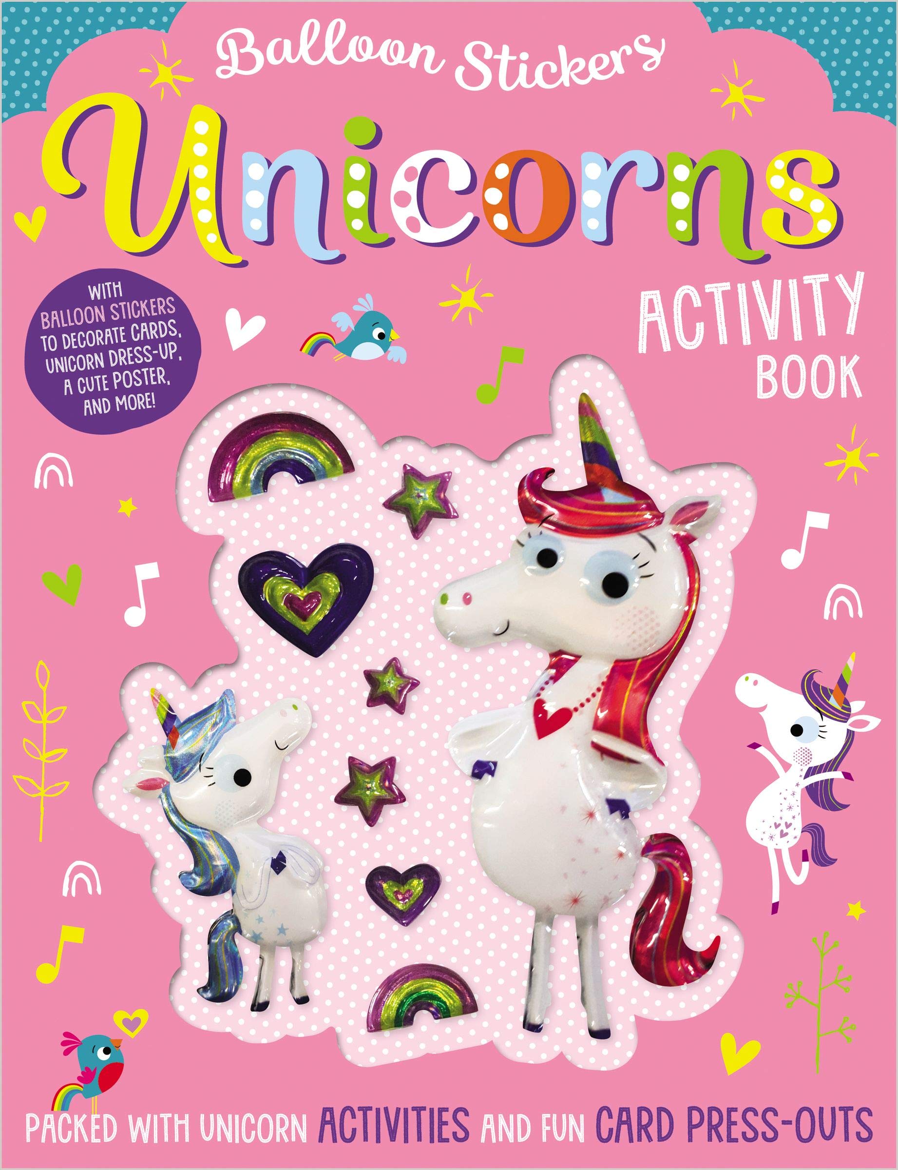 Unicorns Activity Book (Balloon Stickers)