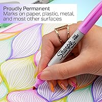 Vista 3 de Sharpie Glam Pop - Juego de marcadores permanentes de punta fina, 34