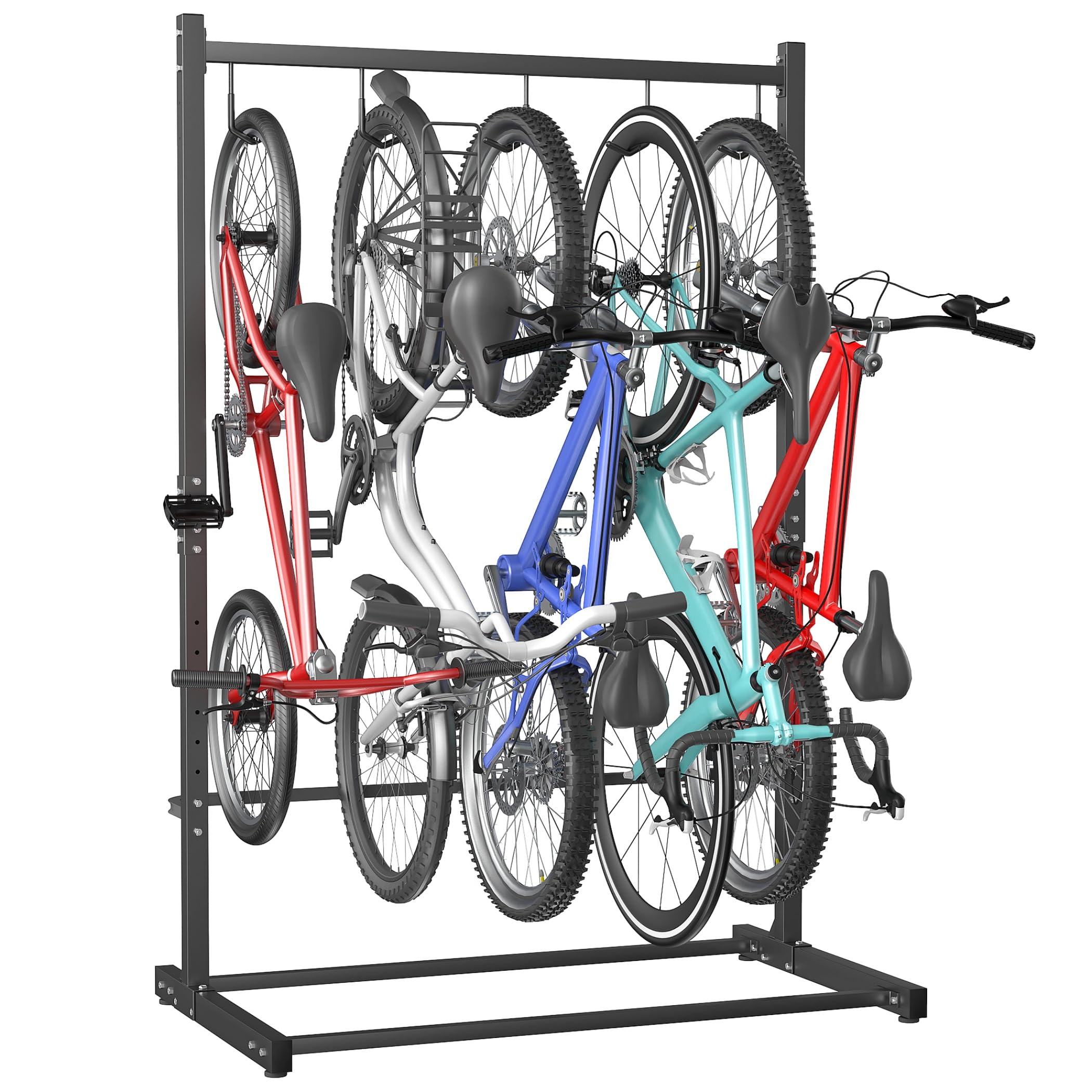 Photo 1 of TORACK 5-Bike Freestanding Hanging Bike Stand