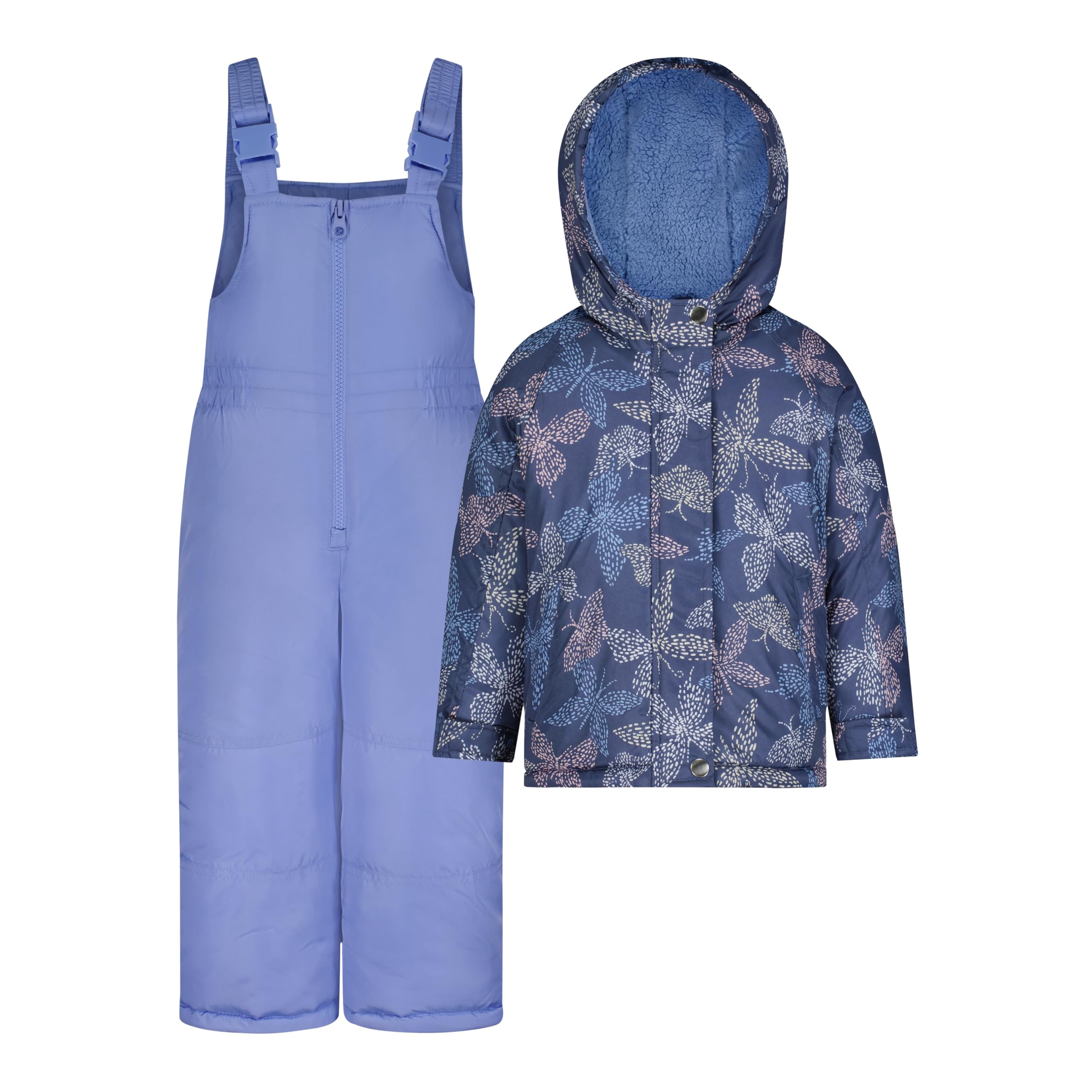 OSHKOSH B'GOSH Girls' Ski Jacket and Snowbib Snowsuit Outfit Set