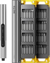 HOTO SNAPBLOQ™ S-A01 Mini Elektro Schraubendreher Set, Magnetische Präzisions-Schraubendreher Kit, 3 Gänge Drehmoment, Geeignet für präzise Reparaturen vonHandy, Laptops, Brillen und Uhren