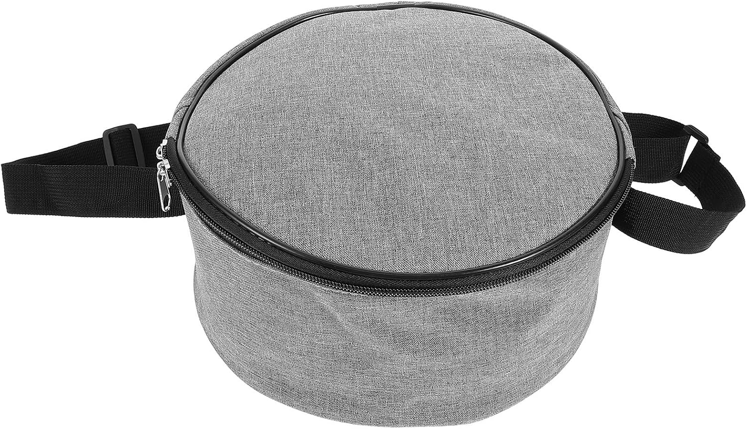 Disc Golf Bag for Fly Discs Waterproof Lightweight Outdoor Shoulder Bag with Classification Pouch Gray Suitable for Beginner Training and Daily Practice