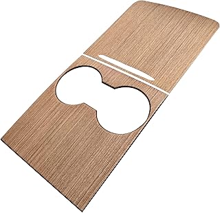 Real Wood Tesla Model 3 Model Y Accessories Center Console Cover Interior Decoration Wrap Kit Tesla Model 3 Model Y 2021-2023 Open Pore