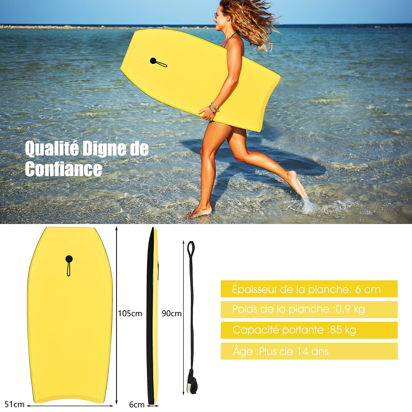 Schildkröt Planche de bodyboard M au meilleur prix sur