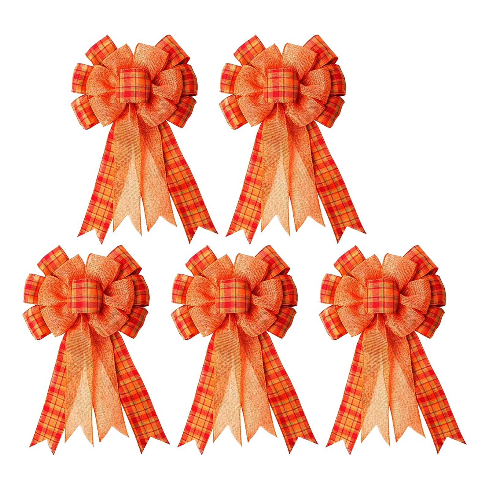 Buxuaaaa B Uxuaaaa Seasonal Urlap Checkered Owknot Thanksgiving Urlap Owknot Decorations For Door Window And Furniture Embellishment Easy Install Party Accessory